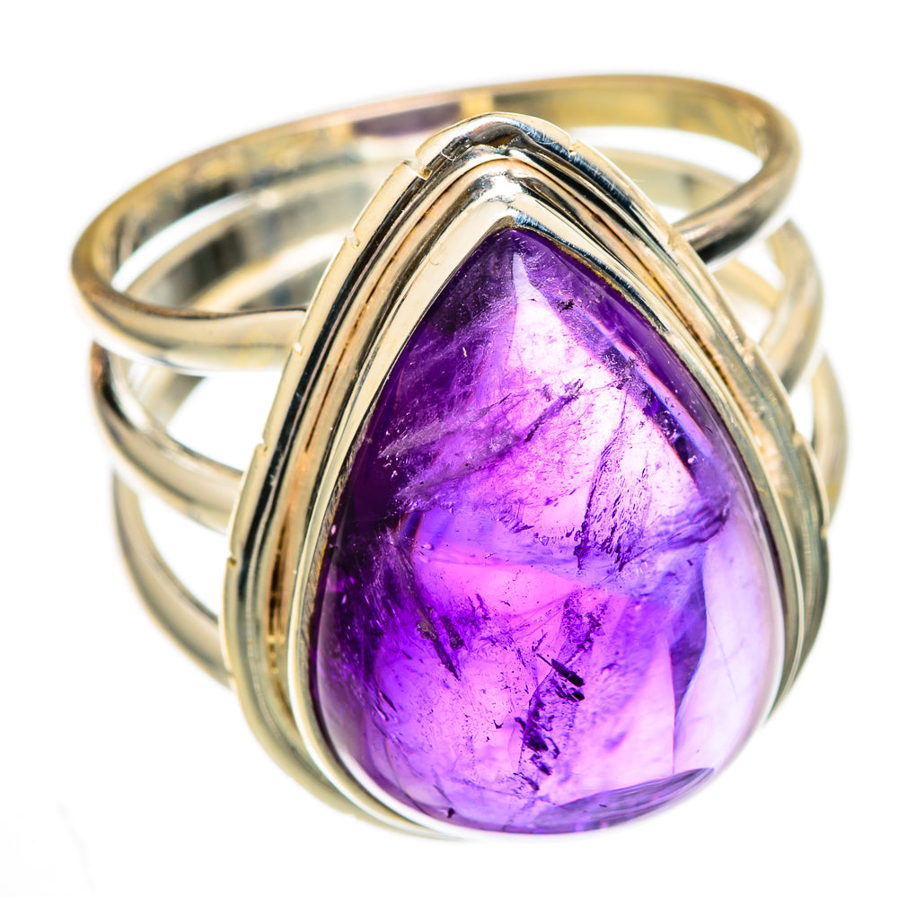Amethyst Rings handcrafted by Ana Silver Co - RING103314 - Photo 2