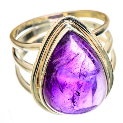 Amethyst Rings handcrafted by Ana Silver Co - RING103314 - Photo 2