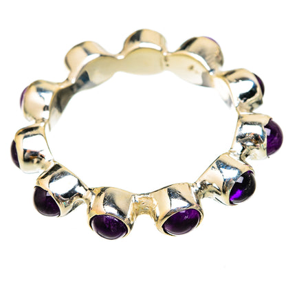 Amethyst Rings handcrafted by Ana Silver Co - RING103319 - Photo 2