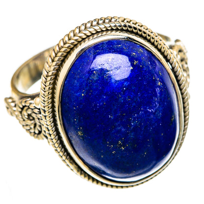 Lapis Lazuli Rings handcrafted by Ana Silver Co - RING103333 - Photo 2