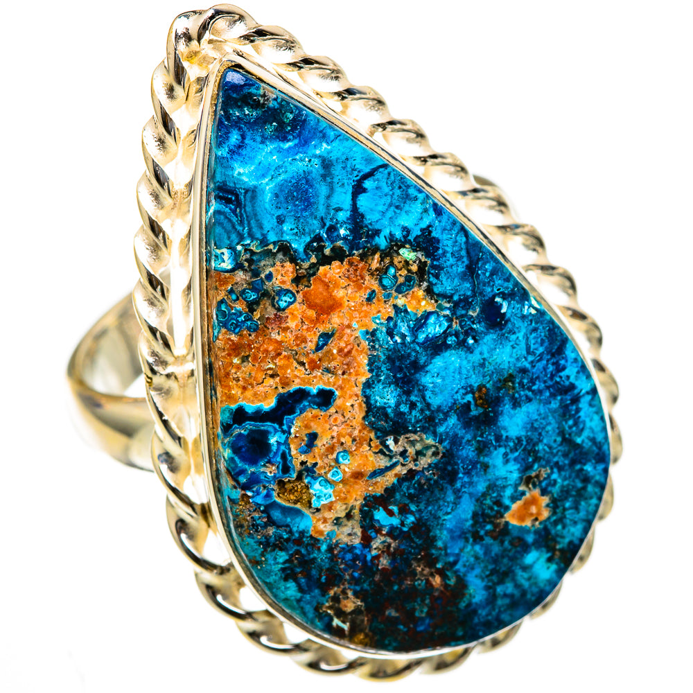 Shattuckite Rings handcrafted by Ana Silver Co - RING103334 - Photo 2