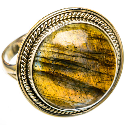 Labradorite Rings handcrafted by Ana Silver Co - RING103337 - Photo 2