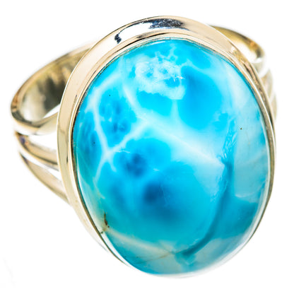 Larimar Rings handcrafted by Ana Silver Co - RING103342