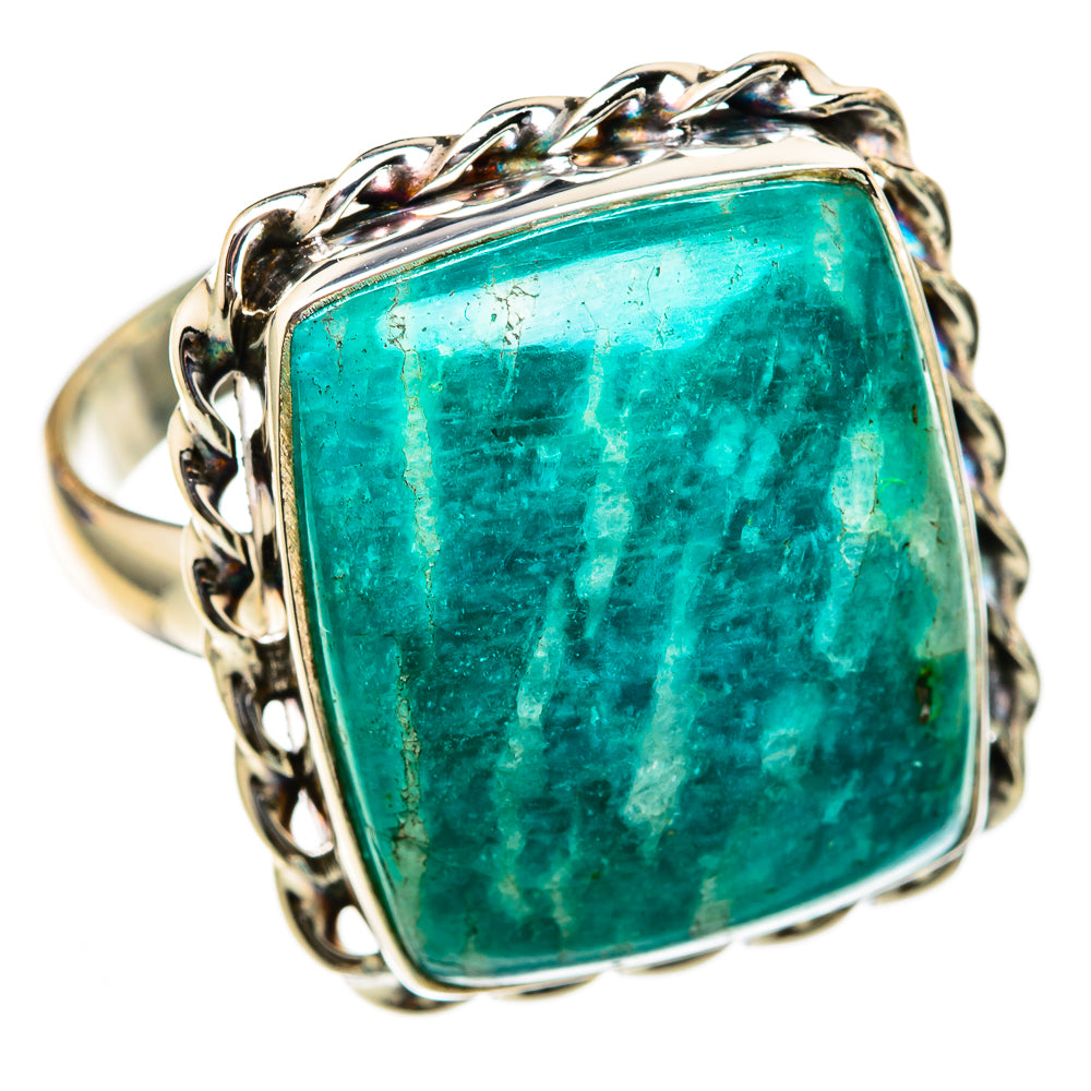 Amazonite Rings handcrafted by Ana Silver Co - RING103344 - Photo 2