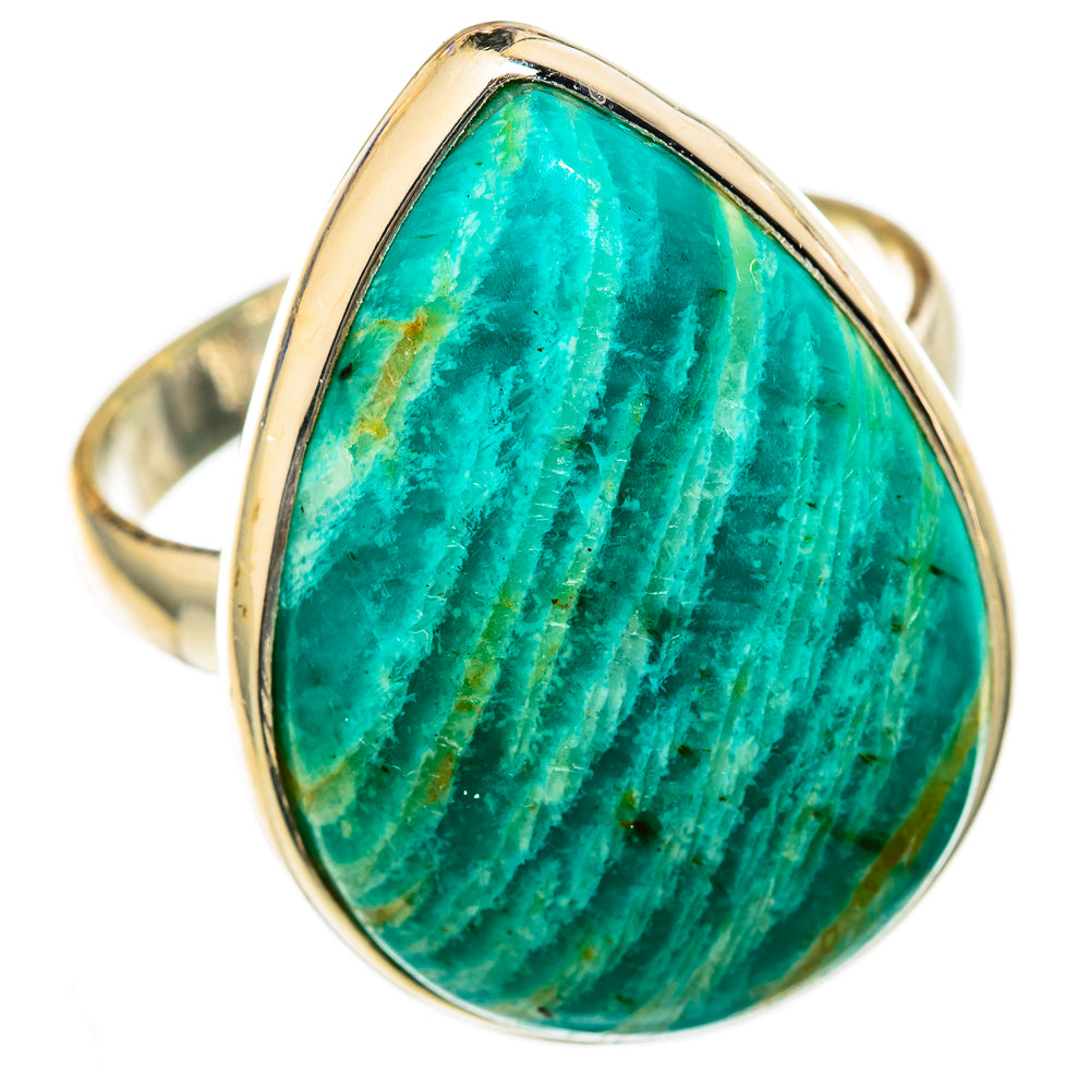 Amazonite Rings handcrafted by Ana Silver Co - RING103350 - Photo 2