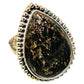 Golden Seraphinite Rings handcrafted by Ana Silver Co - RING103352 - Photo 2
