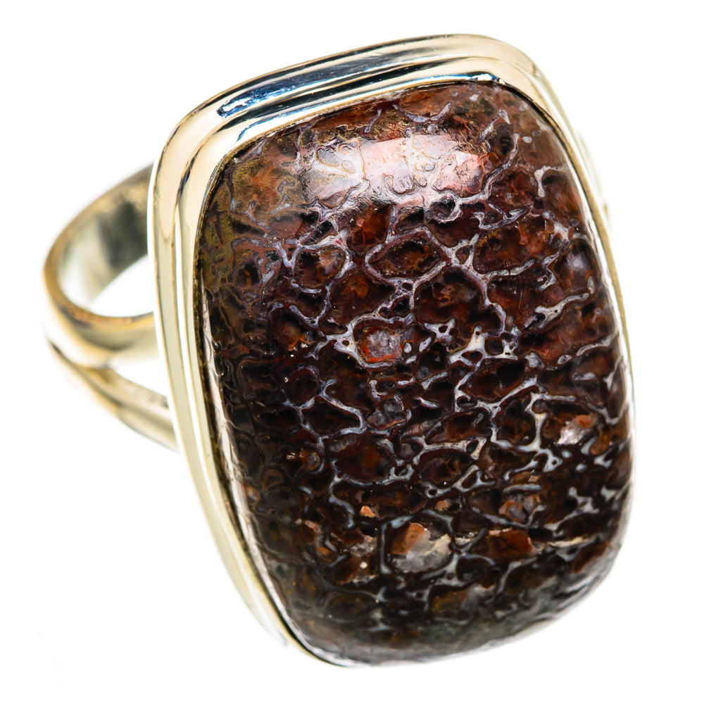 Dinosaur Bone Rings handcrafted by Ana Silver Co - RING103353 - Photo 2