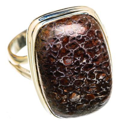 Dinosaur Bone Rings handcrafted by Ana Silver Co - RING103353 - Photo 2