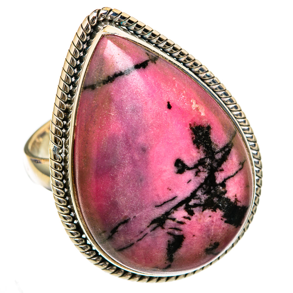 Rhodonite Rings handcrafted by Ana Silver Co - RING103360