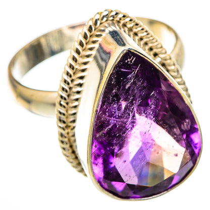 Amethyst Rings handcrafted by Ana Silver Co - RING103372 - Photo 2