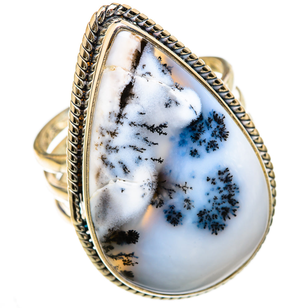 Dendritic Opal Rings handcrafted by Ana Silver Co - RING103376