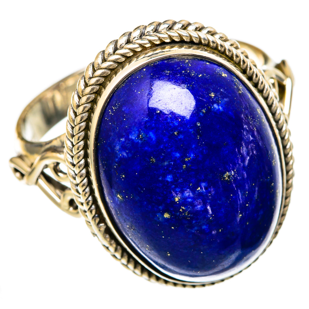 Lapis Lazuli Rings handcrafted by Ana Silver Co - RING103381 - Photo 2