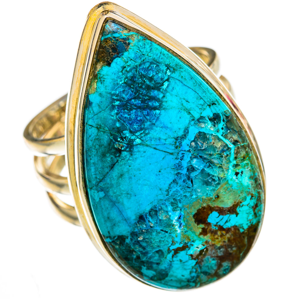 Chrysocolla Rings handcrafted by Ana Silver Co - RING103385