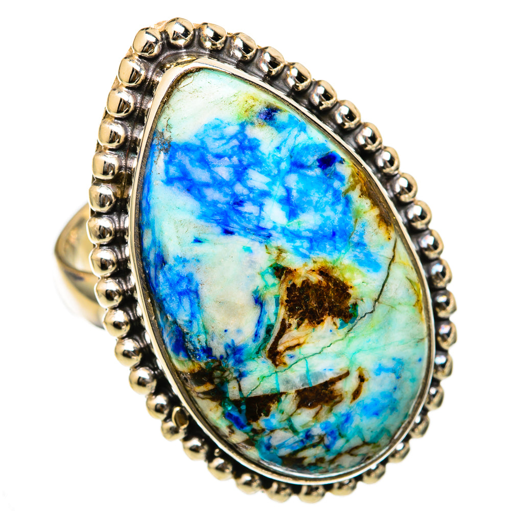 Azurite Rings handcrafted by Ana Silver Co - RING103386 - Photo 2