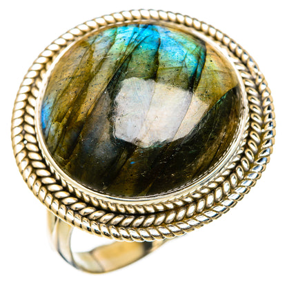 Labradorite Rings handcrafted by Ana Silver Co - RING103393 - Photo 2