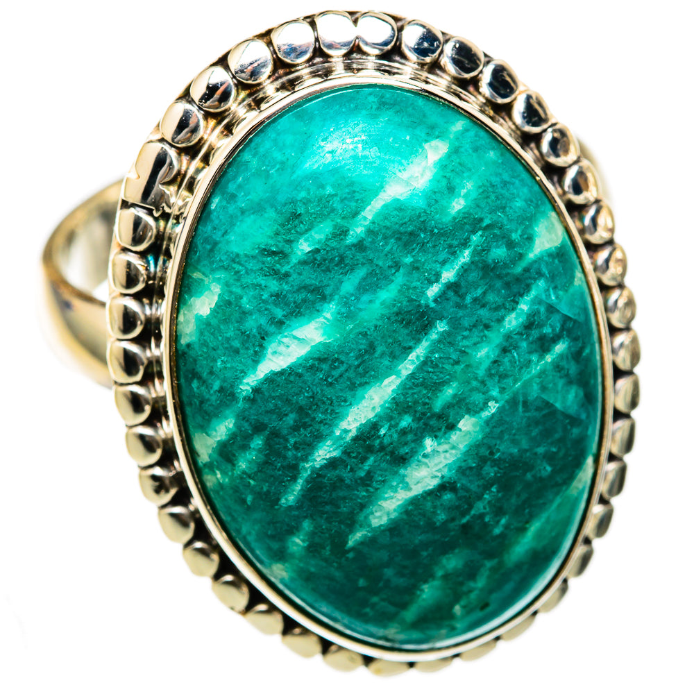 Amazonite Rings handcrafted by Ana Silver Co - RING103400 - Photo 2