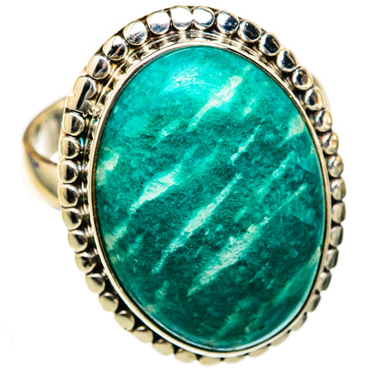 Amazonite Rings handcrafted by Ana Silver Co - RING103400 - Photo 2