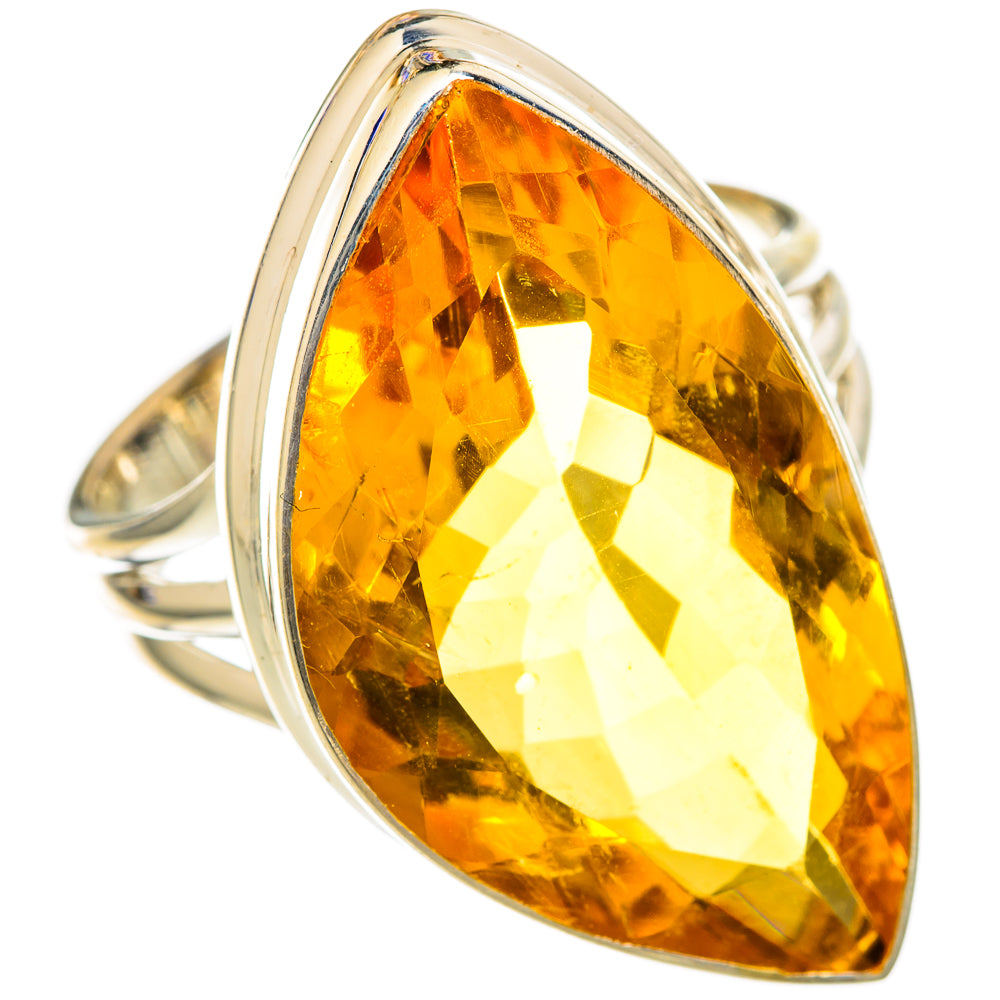Citrine Rings handcrafted by Ana Silver Co - RING103406