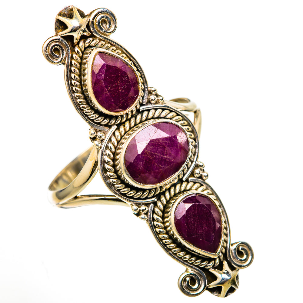 Ruby Rings handcrafted by Ana Silver Co - RING103408 - Photo 2