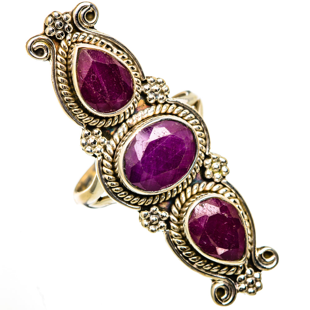 Ruby Rings handcrafted by Ana Silver Co - RING103411