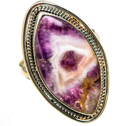 Chevron Amethyst Rings handcrafted by Ana Silver Co - RING103417