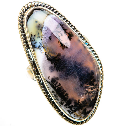 Dendritic Opal Rings handcrafted by Ana Silver Co - RING103425