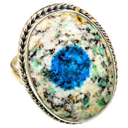 K2 Blue Azurite Rings handcrafted by Ana Silver Co - RING103430 - Photo 2