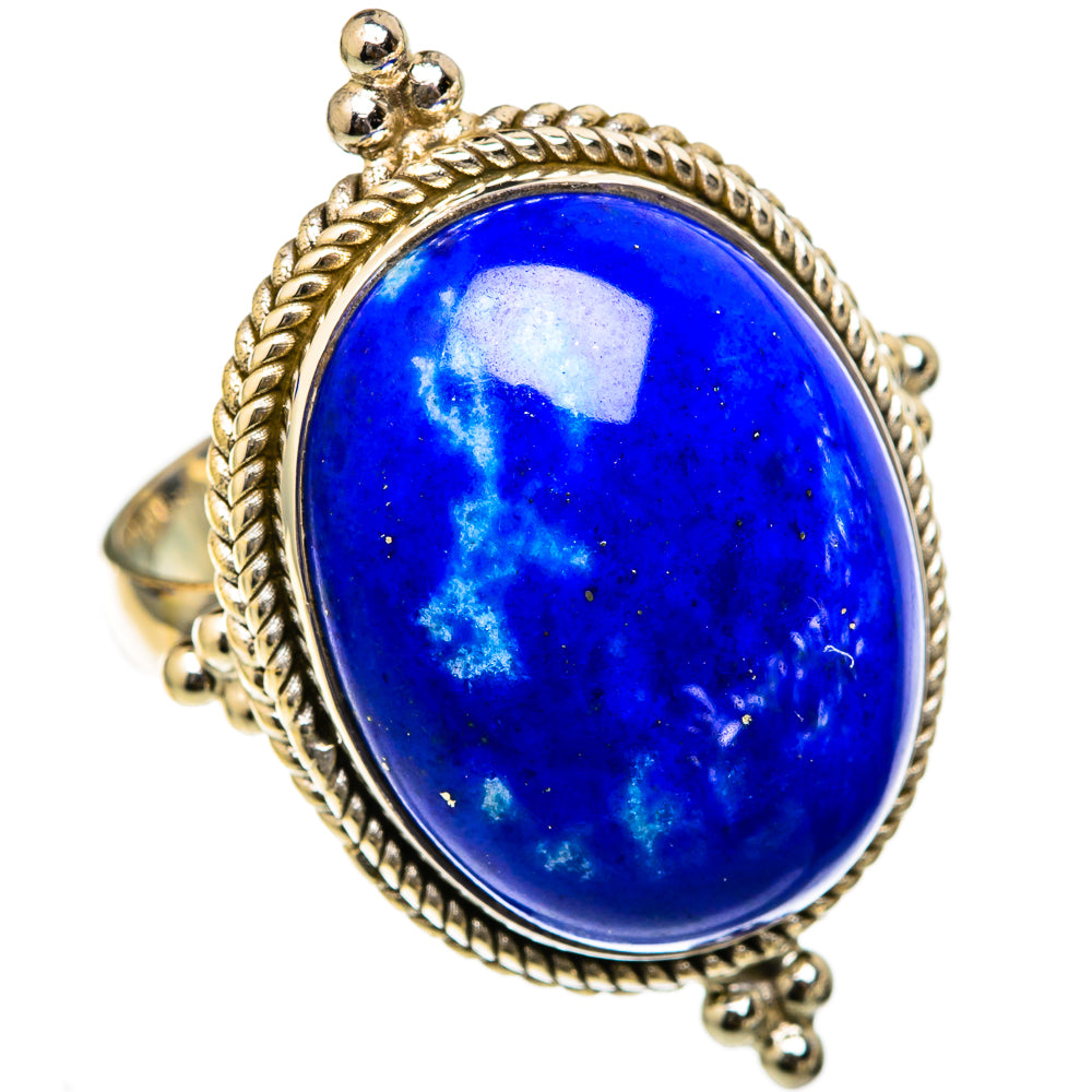 Lapis Lazuli Rings handcrafted by Ana Silver Co - RING103435 - Photo 2