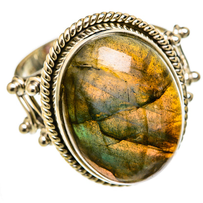 Labradorite Rings handcrafted by Ana Silver Co - RING103439 - Photo 2