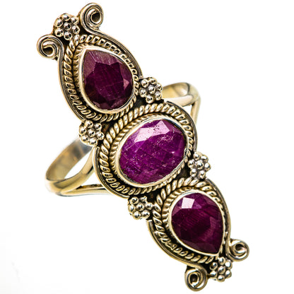 Ruby Rings handcrafted by Ana Silver Co - RING103450 - Photo 2