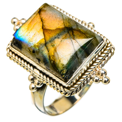 Labradorite Rings handcrafted by Ana Silver Co - RING103461
