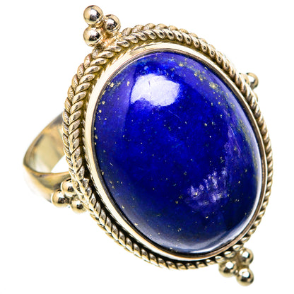 Lapis Lazuli Rings handcrafted by Ana Silver Co - RING103465 - Photo 2