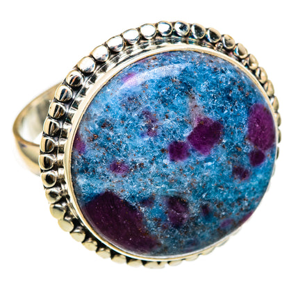 Ruby Fuchsite Rings handcrafted by Ana Silver Co - RING103467 - Photo 2