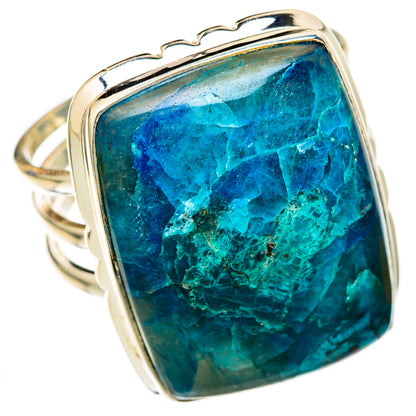 Chrysocolla Rings handcrafted by Ana Silver Co - RING103468 - Photo 2
