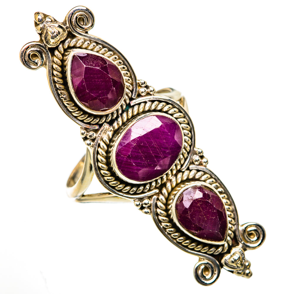 Ruby Rings handcrafted by Ana Silver Co - RING103473