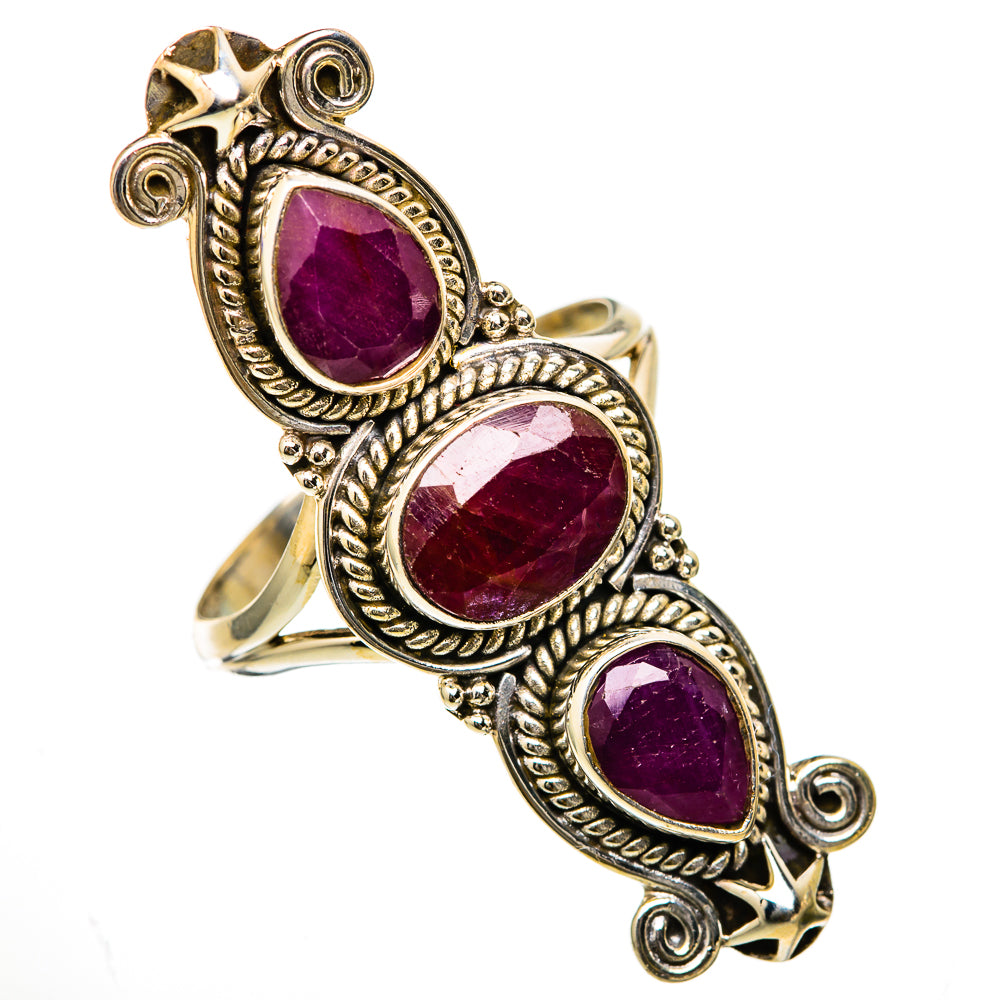 Ruby Rings handcrafted by Ana Silver Co - RING103475 - Photo 2
