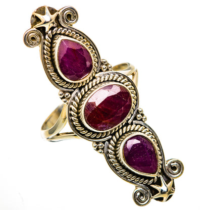Ruby Rings handcrafted by Ana Silver Co - RING103475 - Photo 2