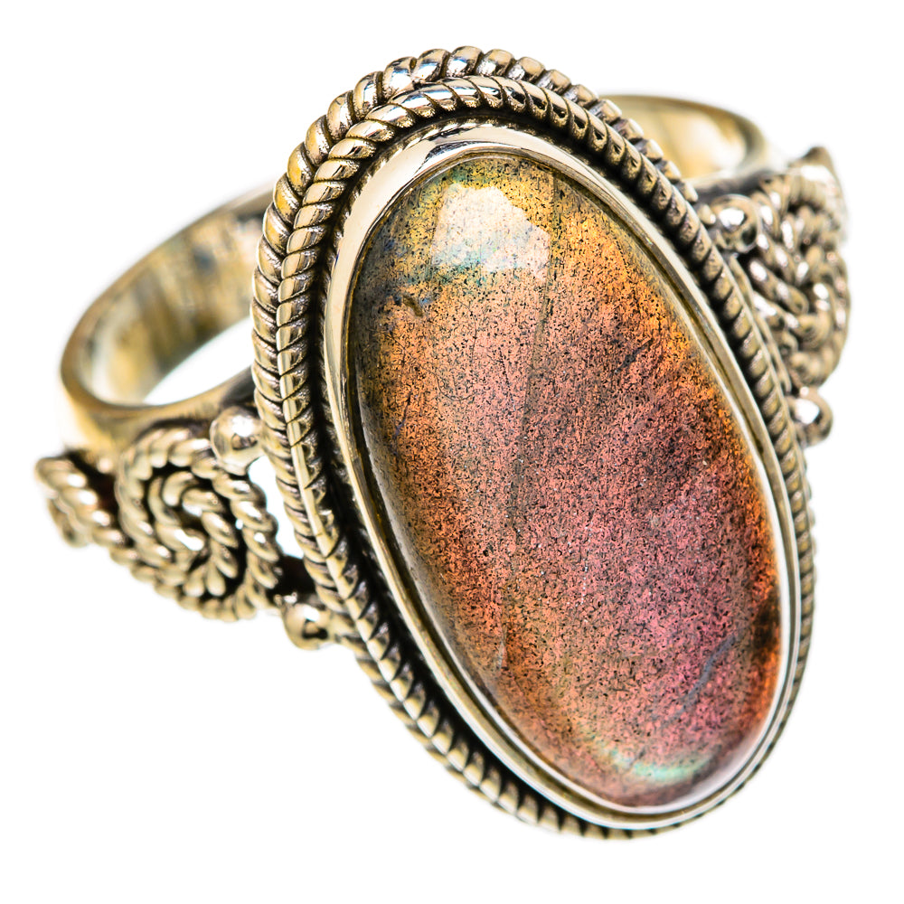 Labradorite Rings handcrafted by Ana Silver Co - RING103484
