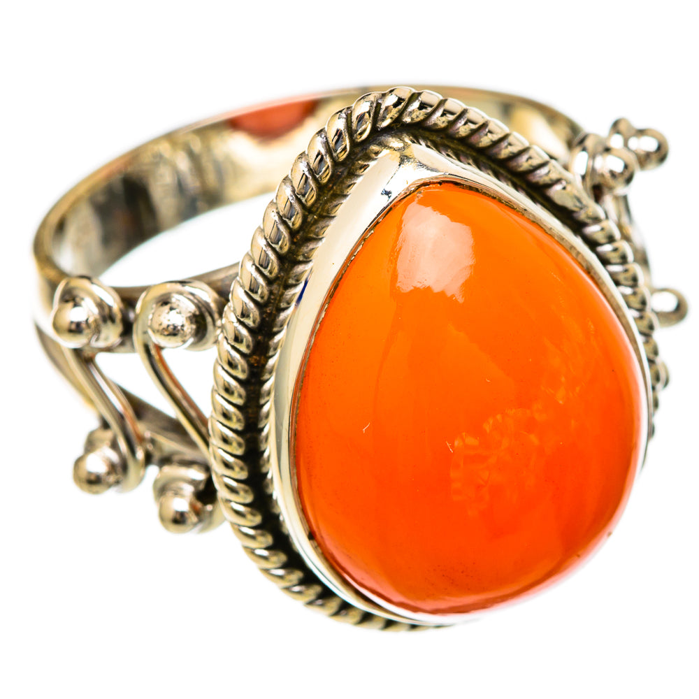 Carnelian Rings handcrafted by Ana Silver Co - RING103491