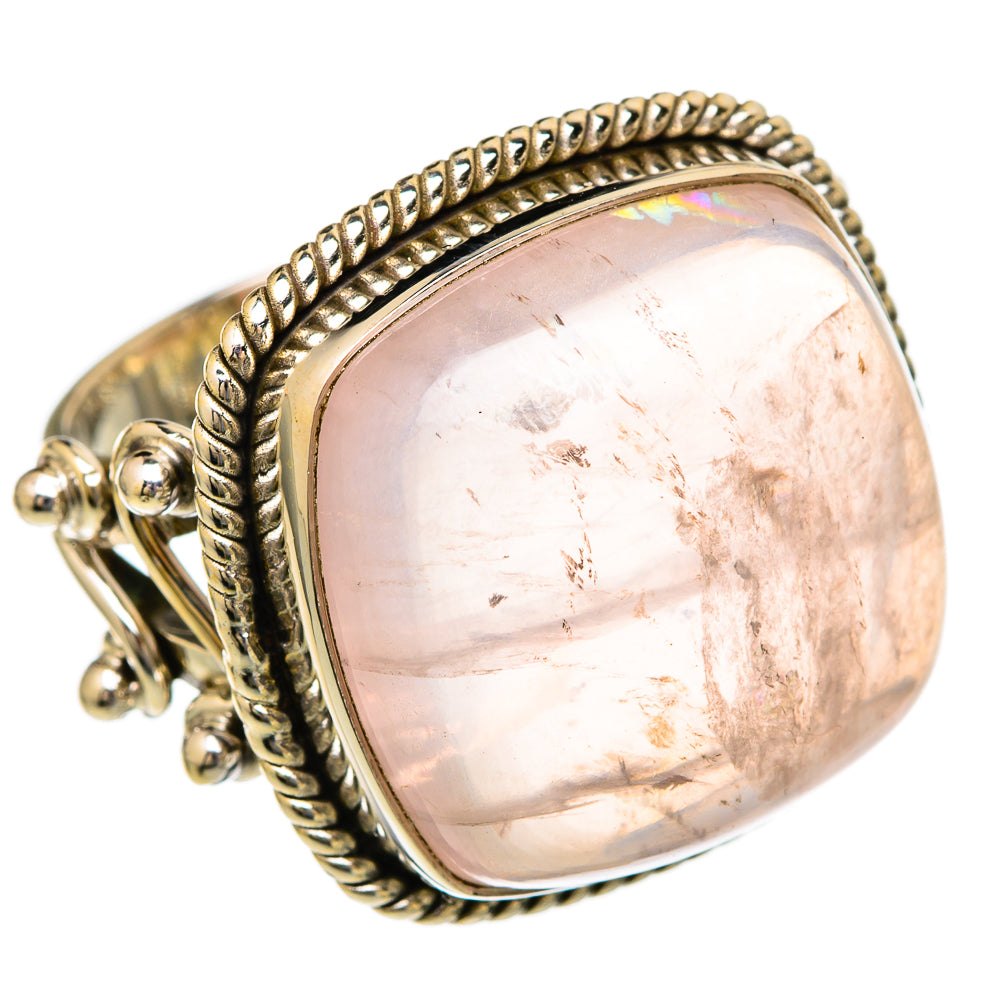Rose Quartz Rings handcrafted by Ana Silver Co - RING103493 - Photo 2