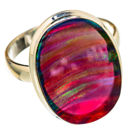 Aura Opal Rings handcrafted by Ana Silver Co - RING103509