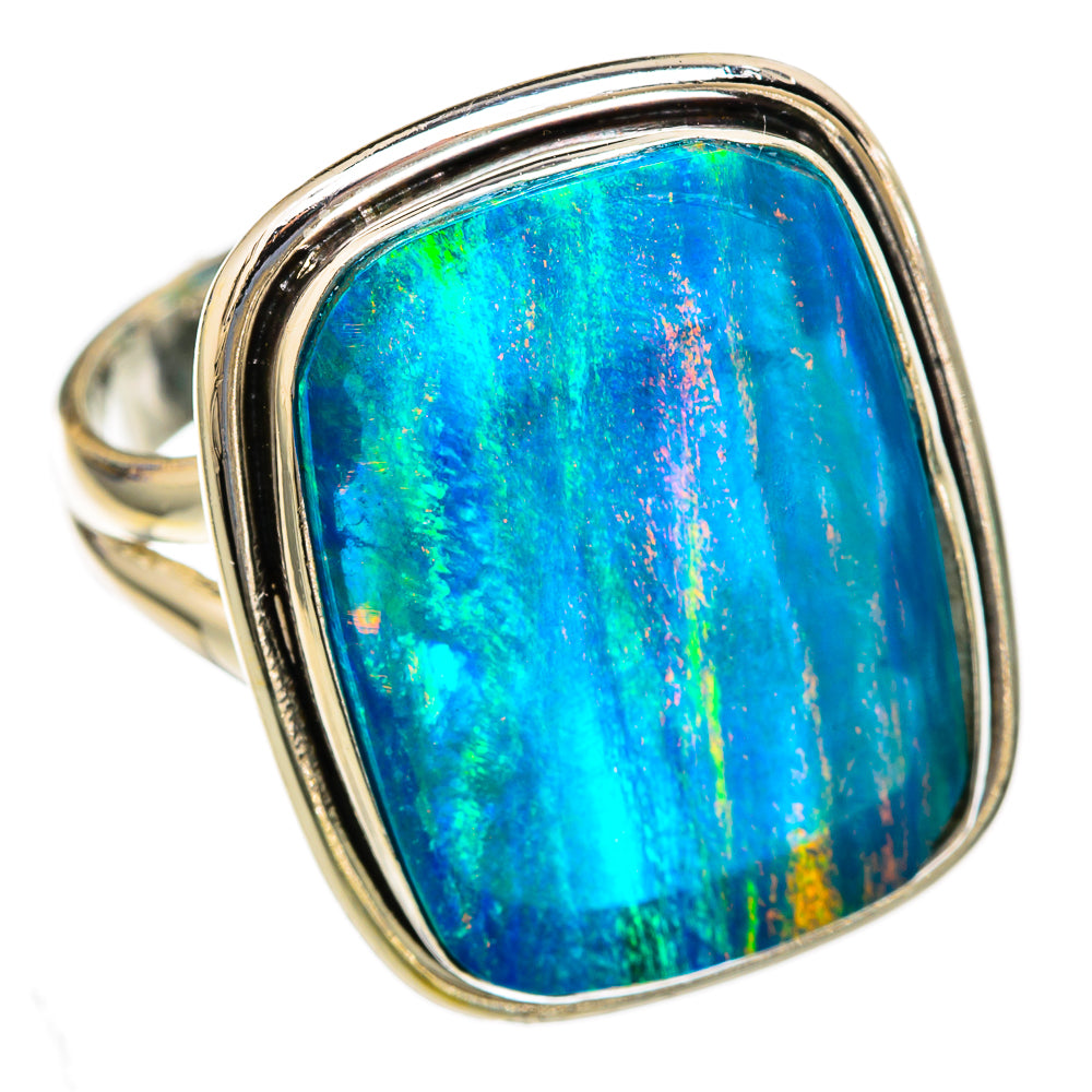 Aura Opal Rings handcrafted by Ana Silver Co - RING103510