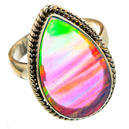 Aura Opal Rings handcrafted by Ana Silver Co - RING103511