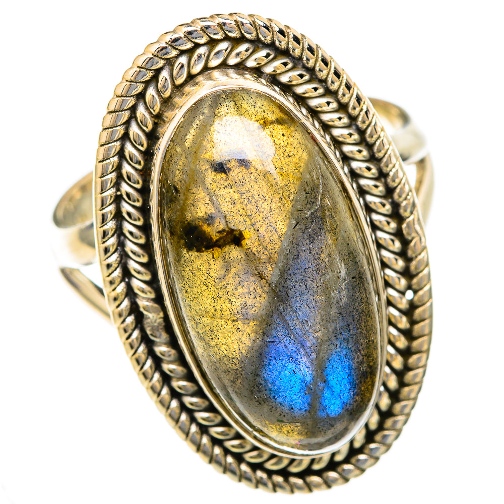 Labradorite Rings handcrafted by Ana Silver Co - RING103514 - Photo 2