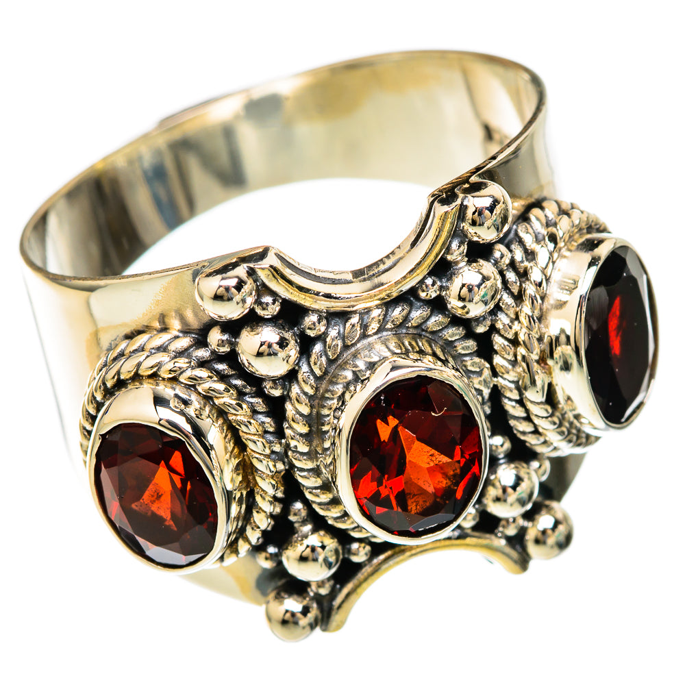 Garnet Rings handcrafted by Ana Silver Co - RING103524