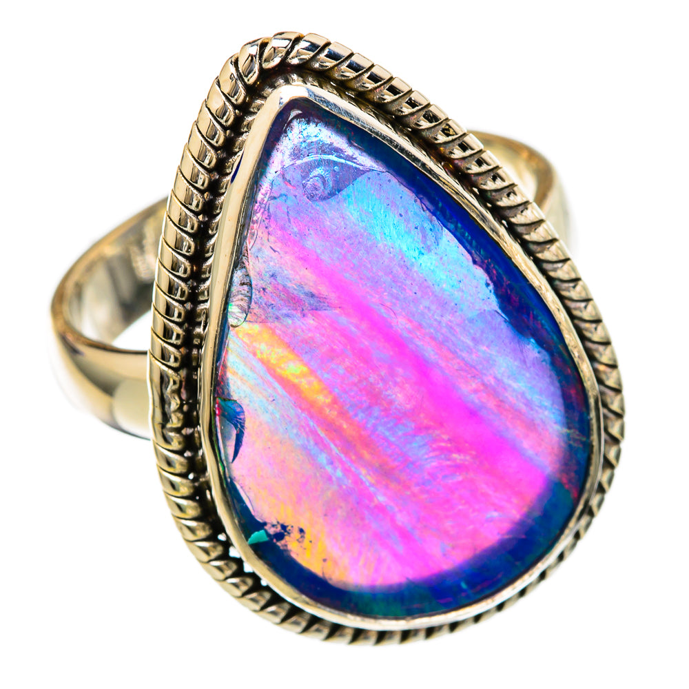 Aura Opal Rings handcrafted by Ana Silver Co - RING103539