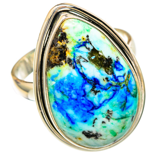 Blue Jasper Rings handcrafted by Ana Silver Co - RING103544