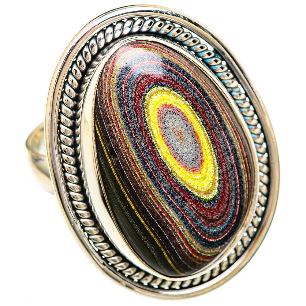 Bullseye Jasper Rings handcrafted by Ana Silver Co - RING103548