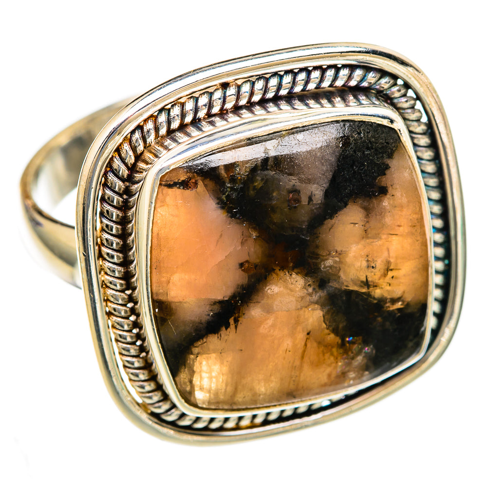 Chiastolite Rings handcrafted by Ana Silver Co - RING103549