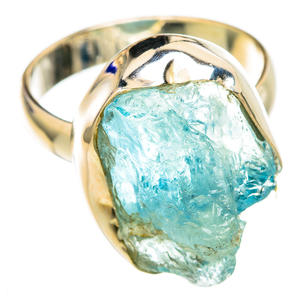 Aquamarine Rings handcrafted by Ana Silver Co - RING103572 - Photo 2